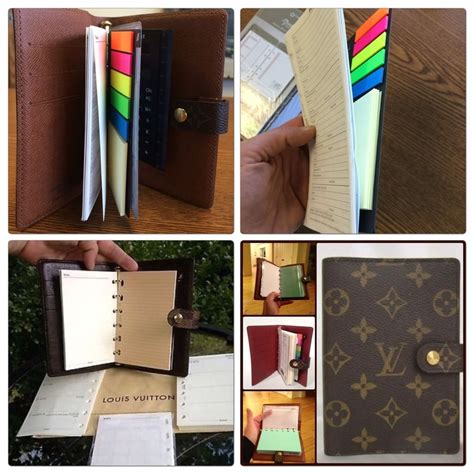 louis vuitton small agenda size|louis vuitton 6 ring agenda.